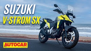 2022 Suzuki VStrom SX review  Strom Alert  First Ride  Autocar India [upl. by Airetas]