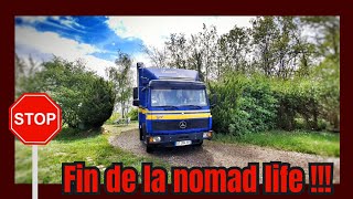 378 Fin de la nomad life  nomadlife vanlife truckcamper [upl. by Ardnued644]