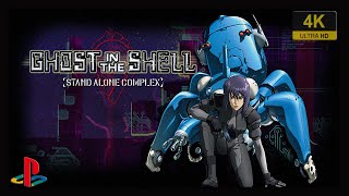 Ghost in the Shell Stand Alone Complex 4k60fps Longplay PlayStation 2 [upl. by Ardnaik747]