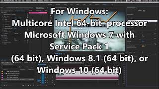 System Requirements for After Effects [upl. by Daphna]