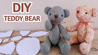 DIY Teddy Bear  How to make teddy bear step by step for beginners  DIY Crafts [upl. by Fonville]