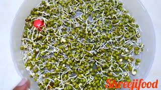 ફણગાવેલા મગ  How to Sprout Moong [upl. by Crispin]