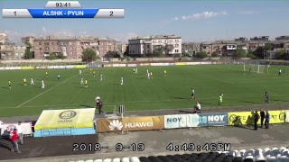 FC Alashkert vs FC Pyunik [upl. by Thorncombe668]