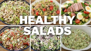 8 Healthy Salad Recipes [upl. by Atazroglam694]