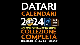 Creare Un Calendario Personalizzato con Photoshop [upl. by Kunz890]