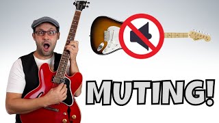 TECNICHE DI MUTING  LEZIONI DI CHITARRA PER PRINCIPIANTI [upl. by Yerd]