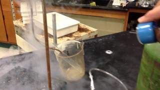 LIquid Oxygen Preparation and Para magnetic Properties [upl. by Adalai975]