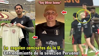 DE CREMAS ASI FUE EL ENTRENAMIENTO de LA SELECCION PERUANA HOY con OLIVER SONNE [upl. by Ahsenak]