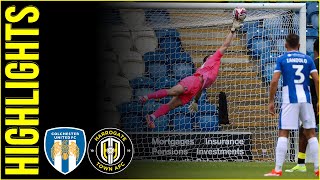 Colchester United 01 Harrogate Town highlights [upl. by Hardden]