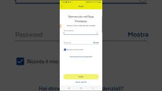 recuperare credenziali app postepay [upl. by Nwatna]