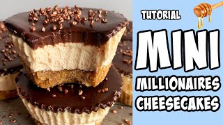 Mini Millionaires Cheesecakes Recipe tutorial Shorts [upl. by Ziana]