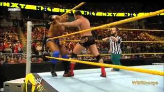 WWE Hornswoggle as Refree  Chavo vs Darren young [upl. by Atrahc]