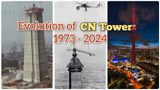 Evolution of CN Tower  1973  2024 [upl. by Ocinemod]