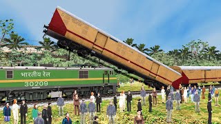 West Bengal Train Accident  Goods Train Hits Express train – Train Simulator [upl. by Newmark304]