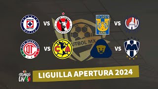 Listos los Cuartos de Final de la Liga MX  Estos serán los duelos de la Liguilla de la Liga MX 2024 [upl. by Aifoz]