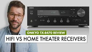 STEREO vs HOME THEATER RECEIVERS Which is BEST ONKYO TX8470 REVIEW [upl. by Icaj]