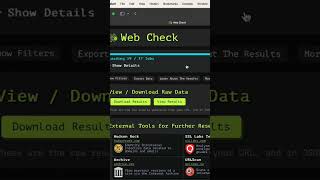 Webcheck  ALL in one OSINT [upl. by Raji]