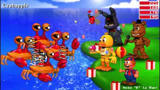 FNAF World Seagoon Defeated [upl. by Airotel424]