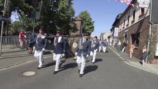 Schützenfest in Kapellen 2017 Der Aufmarsch zur Montagsparade 29Mai 2017 [upl. by Aemat]