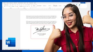 Como insertar una firma digital en Word [upl. by Harriet]