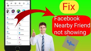 How to Fix Facebook Nearby Friend Not Showing [upl. by Adnaloy]