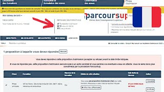 Comment ça marche réponse des écoles  Les résultats sur parcoursup date limite de réponse elibra [upl. by Mozes786]