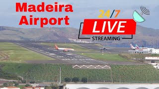 Madeira Airport LIVE 247 ATC [upl. by Nohtanoj]