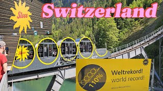 StoosbahnSwitzerland The Steepest Funicular Railway in The WorldWannafeelFamily [upl. by Evin]