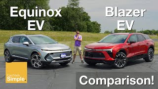 2024 Chevy Equinox EV vs Blazer EV  One Clear Winner [upl. by Nerrual]