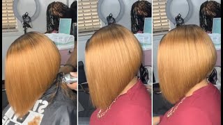 Quick Creative Bob amp Graduated Layered Bob Haircut with Clipper  Beauty Bob Hairstyles [upl. by Anirbys]