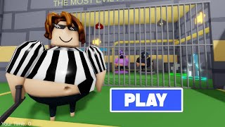 FOOTBALL BARRYS PRISON RUN OBBY ROBLOX roblox obby [upl. by Ahsea]