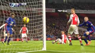 All Goals amp Highlights Premier League Arsenal vs Manchester United 12 [upl. by Yrrem143]