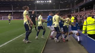 Everton Vs Leeds United HUGE Fight I Everton 10 Leeds United [upl. by Ettennek]