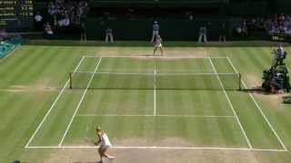 Marion Bartoli wins Wimbledon 2013 Highlights v Sabine Lisicki [upl. by Aleekahs]