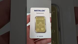 Bar of Gold 20g Metalor [upl. by Aninep]