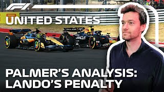 Why Did Lando Norris Receive A Penalty In Austin  Jolyon Palmer’s F1 TV Analysis  Workday [upl. by Coombs]