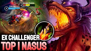 WILD RIFT NASUS  TOP 1 NASUS GAMEPLAY  EX CHALLENGER RANKED [upl. by Nylkoorb538]