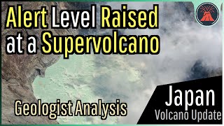 Mount Aso Supervolcano Update Alert Level Raised Eruption Possible [upl. by Waller580]