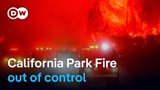 Thousands of hectares burned by California’s Park Fire  DW News [upl. by Moberg]