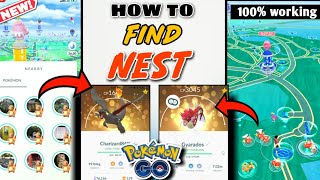 How to find nests in pokemon go  find any pokemon nest in pokemon go  find rare pokemon nest [upl. by Stimson632]