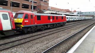 Trains at Welwyn Garden City ECML 160319 [upl. by Eltsryk]