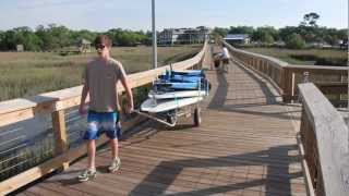 Stand Up Paddleboard Carts by Nevgear [upl. by Winni21]