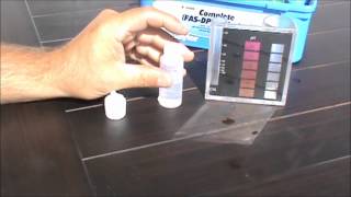 How test the CYA Cyanuric Acid in a pool [upl. by Lonier]