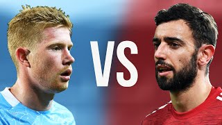 Kevin De Bruyne VS Bruno Fernandes  Who Is The Best Talent  Crazy Skills amp Goals Battle  2021 [upl. by Ire]