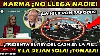 ¡NO LLEGA NADIE ¡HACE EL RIDICULO EN LA FIL GUADALAJARA CON SU REY DEL CASH LA HICIERON PARODIA [upl. by Sophi]