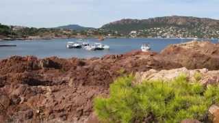 SaintRaphael  Le sentier du littoral  Départ Agay [upl. by Ahsote]