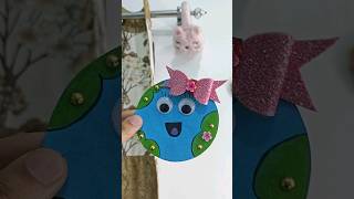 Cute earth craft idea for kids viralshort kidsactivities youtubeshorts easycraft world [upl. by Cherianne]