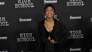 Brianne Tju attends Freevees quotHigh Schoolquot premiere in Los Angeles [upl. by Erwin]