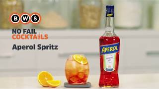 Aperol Spritz  BWS Cocktail Recipe [upl. by Itsyrk]