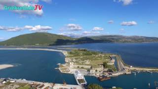 Luchtvideo Lefkas stad  De Griekse Gids [upl. by Twila]